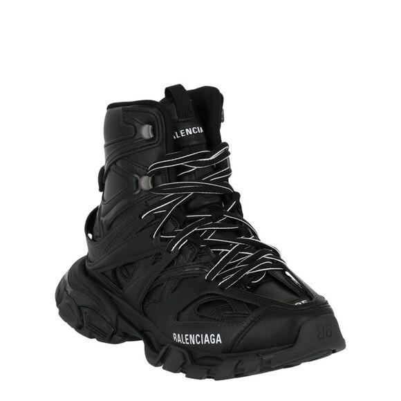 Balenciaga Track Hike High-Top Sneakers Black Womens - Picture 2 of 6